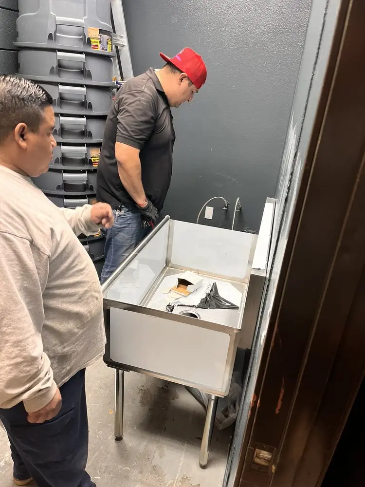 Commercial plumbing and sink installation in Frontier Trail